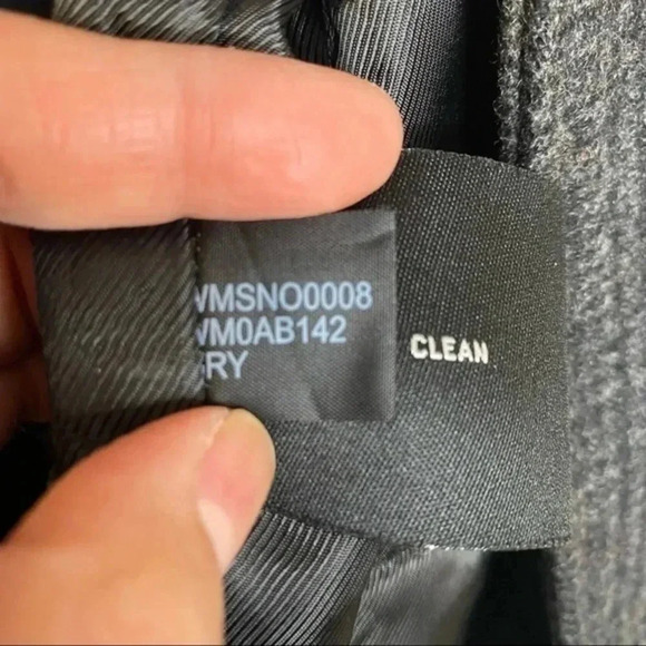 Black Rivet Glen Check Wool Blends Gray Winter Jacket Size XL - Picture 10 of 12